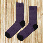 Krawatte-in-Purpura-Muster waren Refraktion Socken