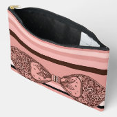 Krawatte in rosa KI Zubehörtasche (Offen)