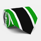 Krawatte in Schwarz und Weiß (Gerollt)