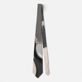 Krawatte in stilvollem abstraktem Muster (Vorderseite)