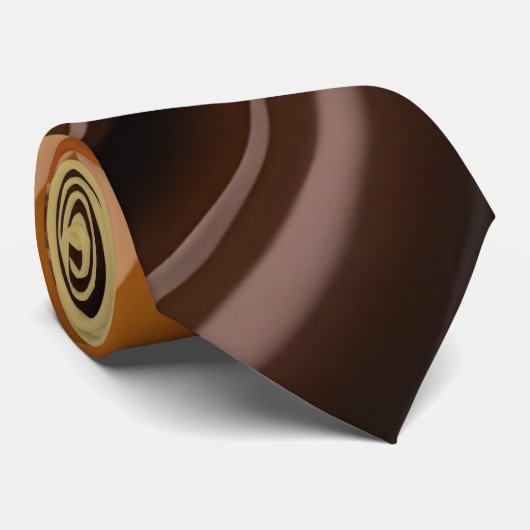 Krawatte in stilvoller abstrakter Grafik (Gerollt)
