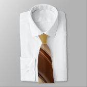 Krawatte in stilvoller abstrakter Grafik (Gebunden)