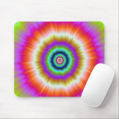 Krawatte in Violett-Rot und Grün-Mousepad Mousepad (Mit Mouse)