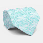 Krawatte Iris - Aqua (Gerollt)