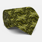 Krawatte Iris - Olivenöl (Gerollt)