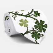 Krawatte-Irisches Kleeblatt Krawatte (Gerollt)