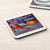 Krawatte-it-On-Birnen Getränkeuntersetzer (Linke Seite)