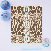 Krawatte Jumper Diapers und Giraffen Wasserflasche Flyer (Einzeln)