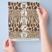 Krawatte Jumper Diapers und Giraffen Wasserflasche Flyer (Hand)