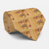 Krawatte - Karussell Giraffe (Gerollt)