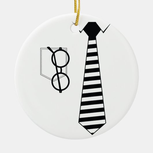 Krawatte Keramik Ornament (Vorne)