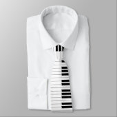 Krawatte - Klavier-Tastatur Schwarz-weiß (Gebunden)