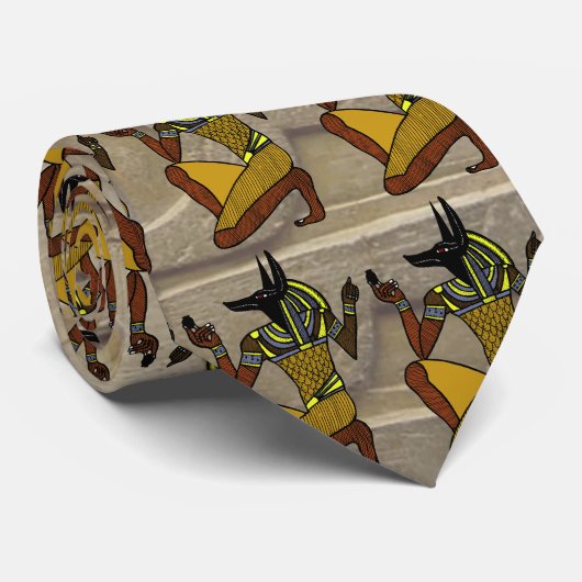 Krawatte KniensAnubis (Gerollt)