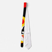 Krawatte Kunst Abstraktes Feuer (Rückseite)