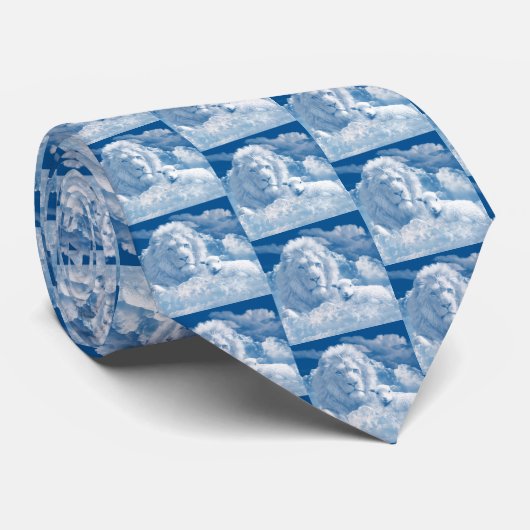 Krawatte Lion und Lamb (Gerollt)