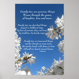 Krawatte Magnolia Poster