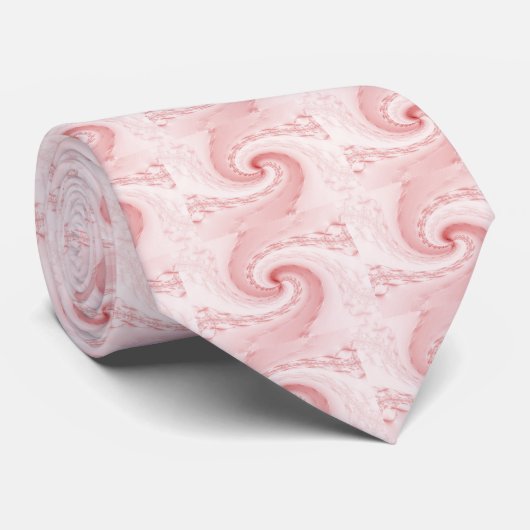 Krawatte - Mahlstrom - Rosa (Gerollt)