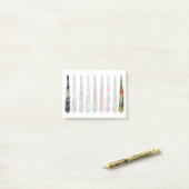 Krawatte Mann!2 Post-it Klebezettel (Auf Schreibtisch)