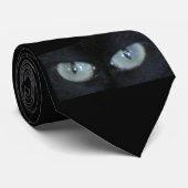 Krawatte - Mehrere grüne Augen (Gerollt)