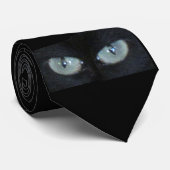 Krawatte - Mehrere grüne Augen (Gerollt)