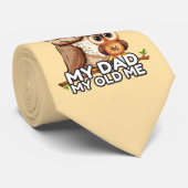 Krawatte : Mein Vater Mein Altes Ich (Ocker) (Gerollt)