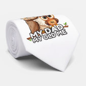 Krawatte : Mein Vater Mein Altes Ich (weiß) (Gerollt)