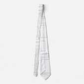 Krawatte Minimalistischer geometrischer Stil mit G (Rückseite)