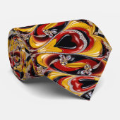 Krawatte mit belgischem Farbdesign (Gerollt)
