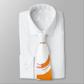 Krawatte mit Big Orange Twirl (Gebunden)
