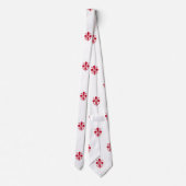 Krawatte mit der Fahne von Florenz, Italien (Rückseite)