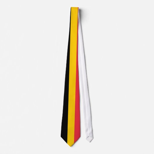 Krawatte mit der Flagge Belgiens (Vorderseite)