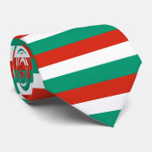 Krawatte mit der Flagge Bulgariens (Gerollt)