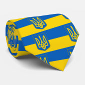 Krawatte mit der Flagge der Ukraine (Gerollt)