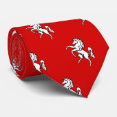 Krawatte mit der Flagge des Landkreises Kent, Engl (Gerollt)