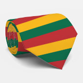 Krawatte mit der Flagge Litauens (Gerollt)