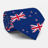 Krawatte mit der Flagge Neuseelands (Gerollt)