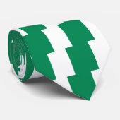 Krawatte mit der Flagge Nigerias (Gerollt)