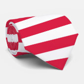 Krawatte mit der Flagge Polens (Gerollt)