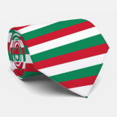 Krawatte mit der Flagge Ungarns (Gerollt)