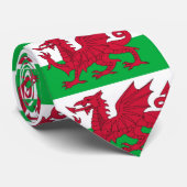 Krawatte mit der Flagge Wales (Gerollt)