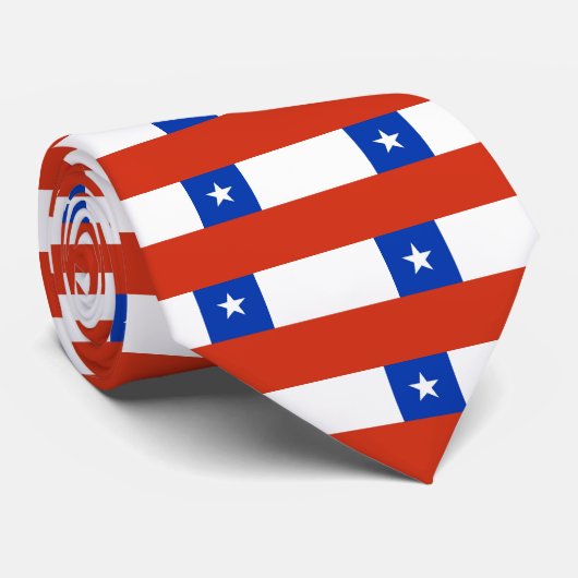 Krawatte mit Flagge des Chilen (Gerollt)