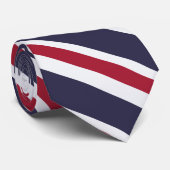 Krawatte mit Flagge Thailands (Gerollt)