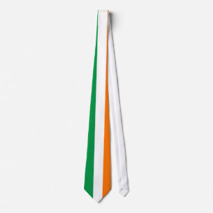 Krawatte mit Flagge von Irland
