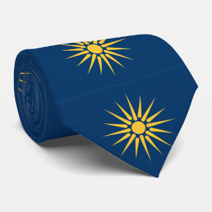 Krawatte mit Flagge von Makedonien, Griechenland