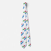 Krawatte mit Flagge von Seoul, Südkorea (Vorderseite)