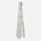 Krawatte mit geometrischem Muster (Vorderseite)