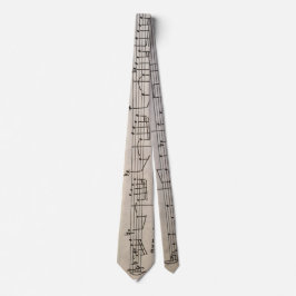 Krawatte mit Handkopie von Bach von Tony Cimino