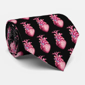 Krawatte mit Herzen (Gerollt)