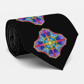 Krawatte mit Kreuzen (Gerollt)