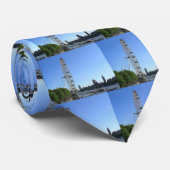 Krawatte mit London Eye Ferris Wheel (Gerollt)